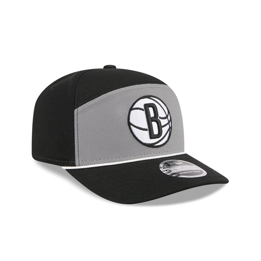 Brooklyn Nets Split Panel 9SEVENTY Stretch-Snap Hat