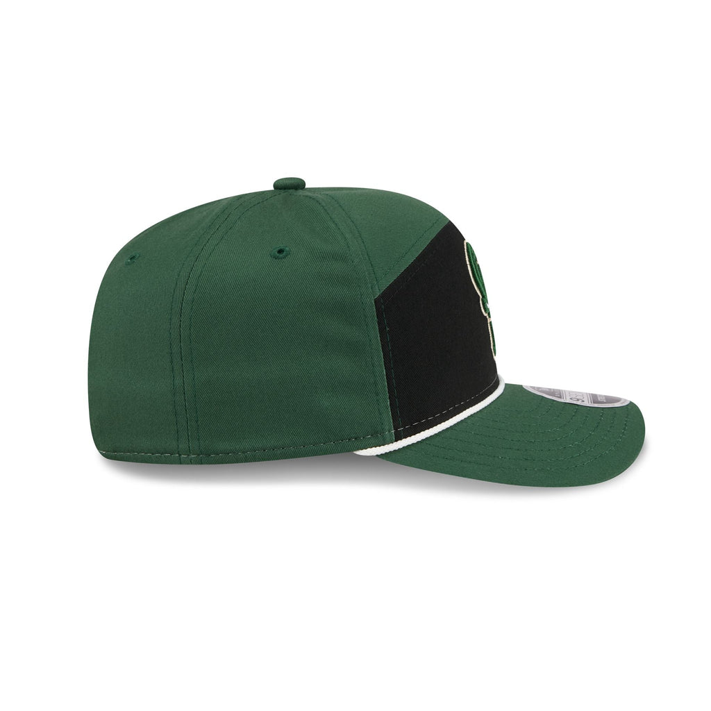 Milwaukee Bucks Split Panel 9SEVENTY Stretch-Snap Hat