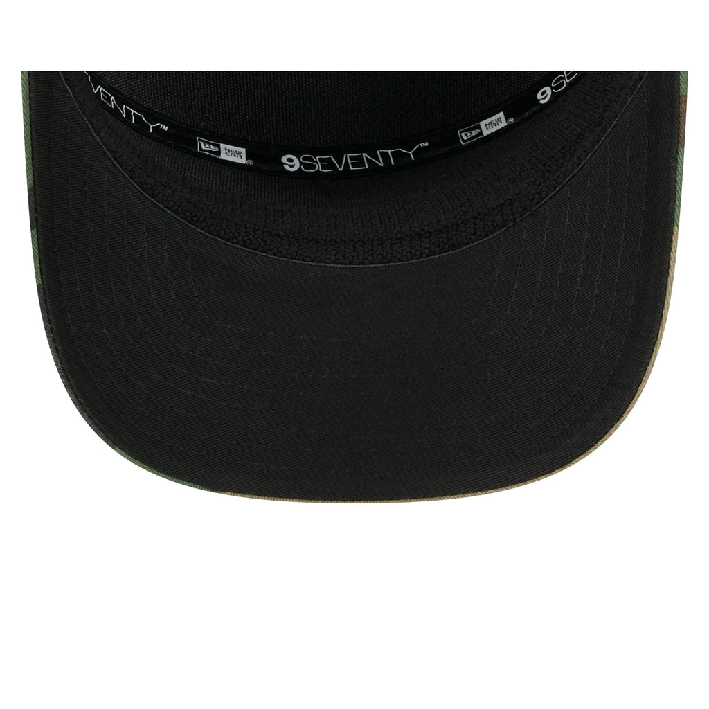 Atlanta Braves Property of Patch Camo Split Panel 9SEVENTY Stretch-Snap Hat
