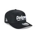Los Angeles Dodgers Black Camo Split Panel 9SEVENTY Stretch-Snap Hat