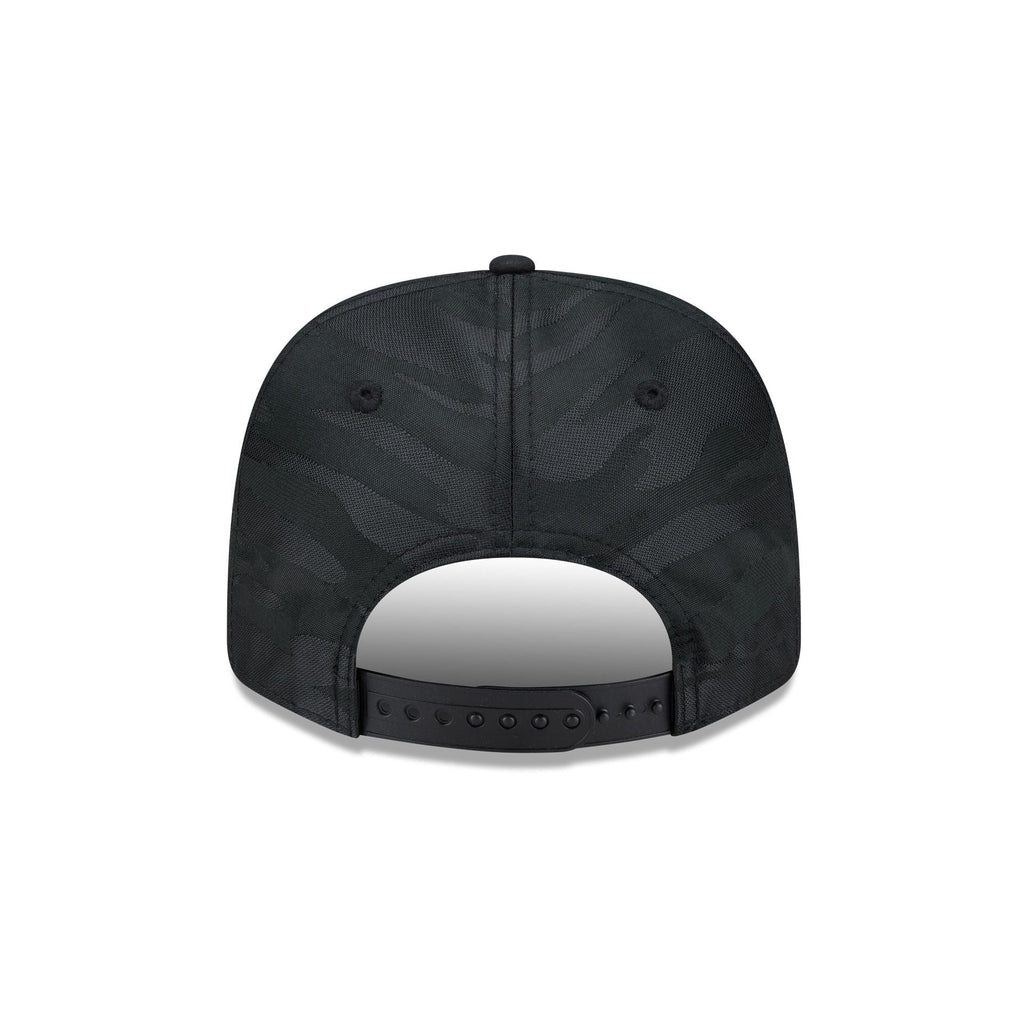 Los Angeles Dodgers Black Camo Split Panel 9SEVENTY Stretch-Snap Hat