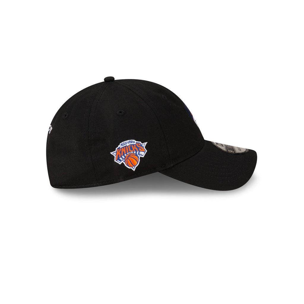 Malbon x New York Knicks Black 9TWENTY Adjustable Hat