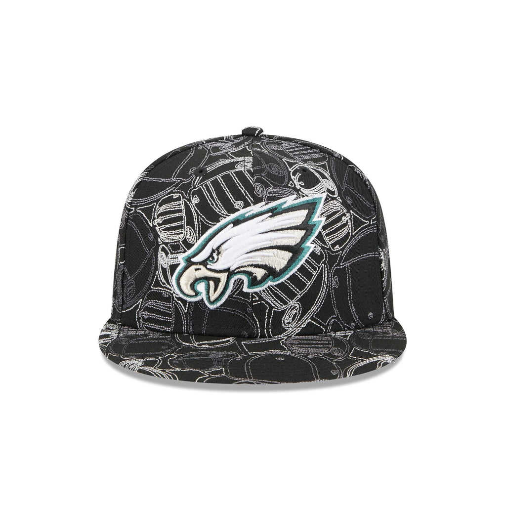 Philadelphia Eagles Cap Scramble 59FIFTY Fitted Hat