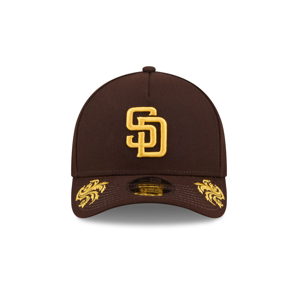 San Diego Padres Script 9FORTY M-Crown A-Frame Snapback Hat