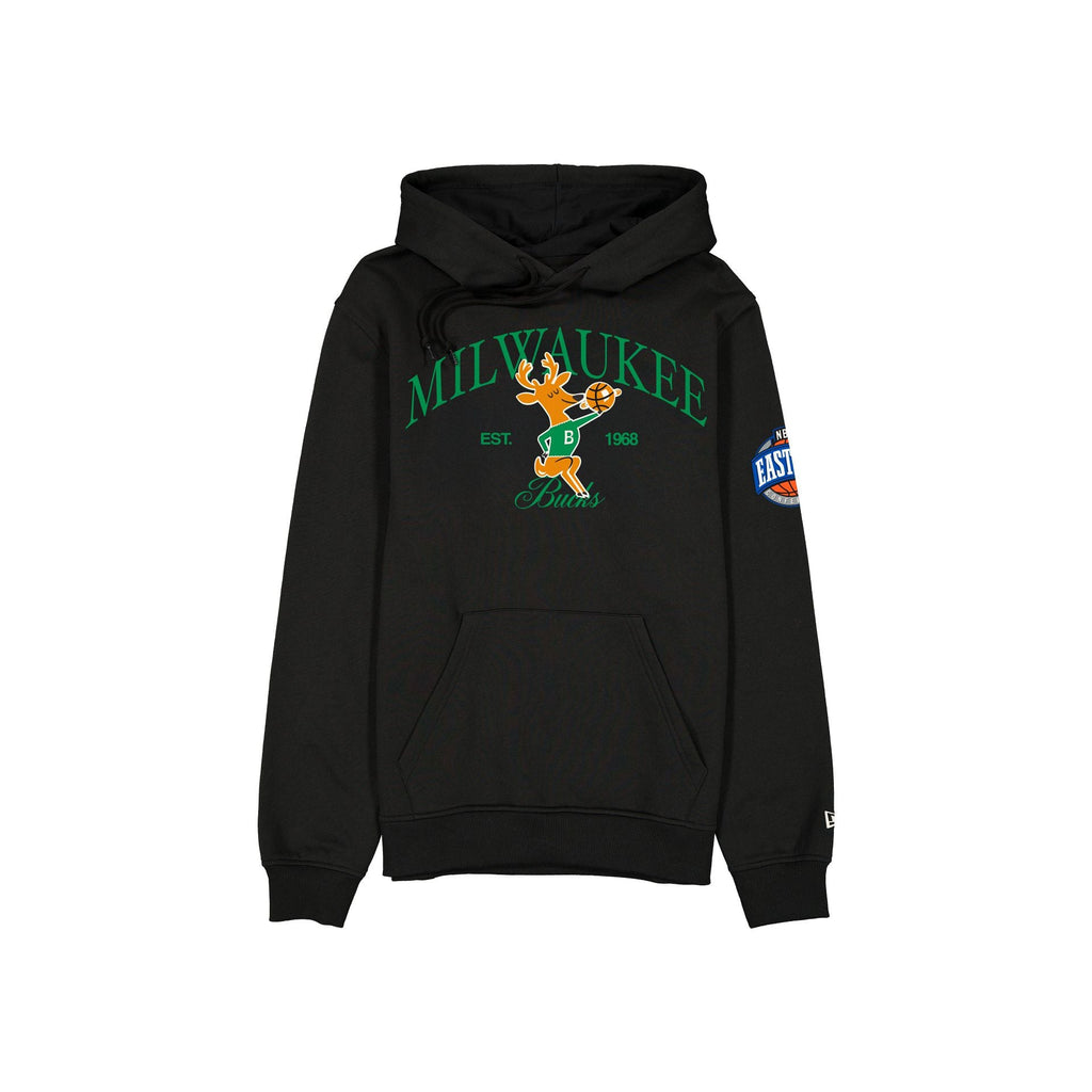 Milwaukee Bucks 1968-1992 Hardwood Classics Black Hoodie