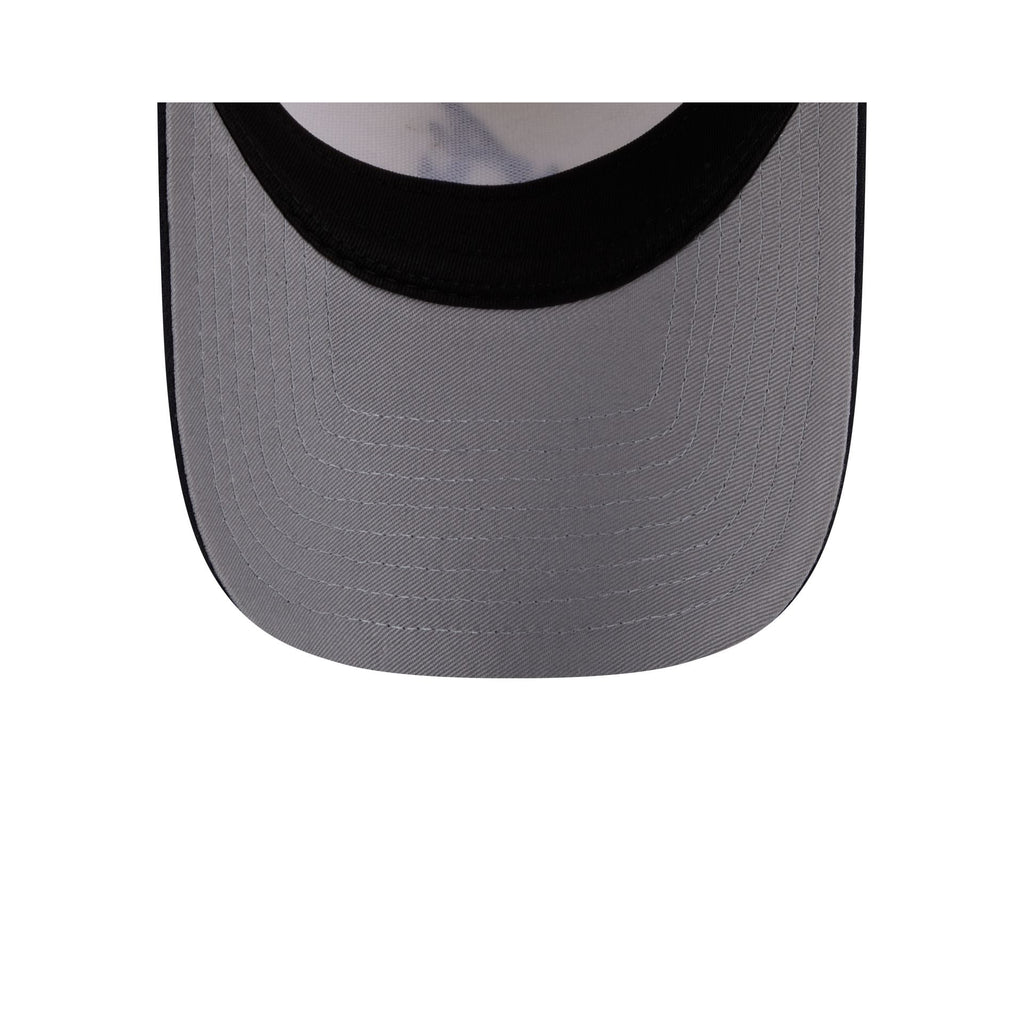 Atlanta Braves Chrome White Arched 9FORTY A-Frame Snapback Hat