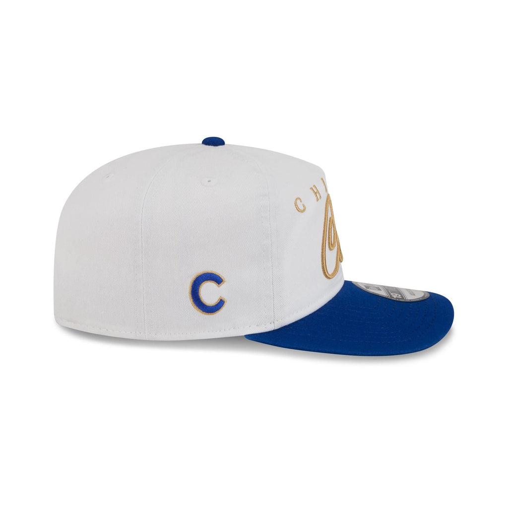 Chicago Cubs Gold Scripted 19TWENTY Adjustable Hat