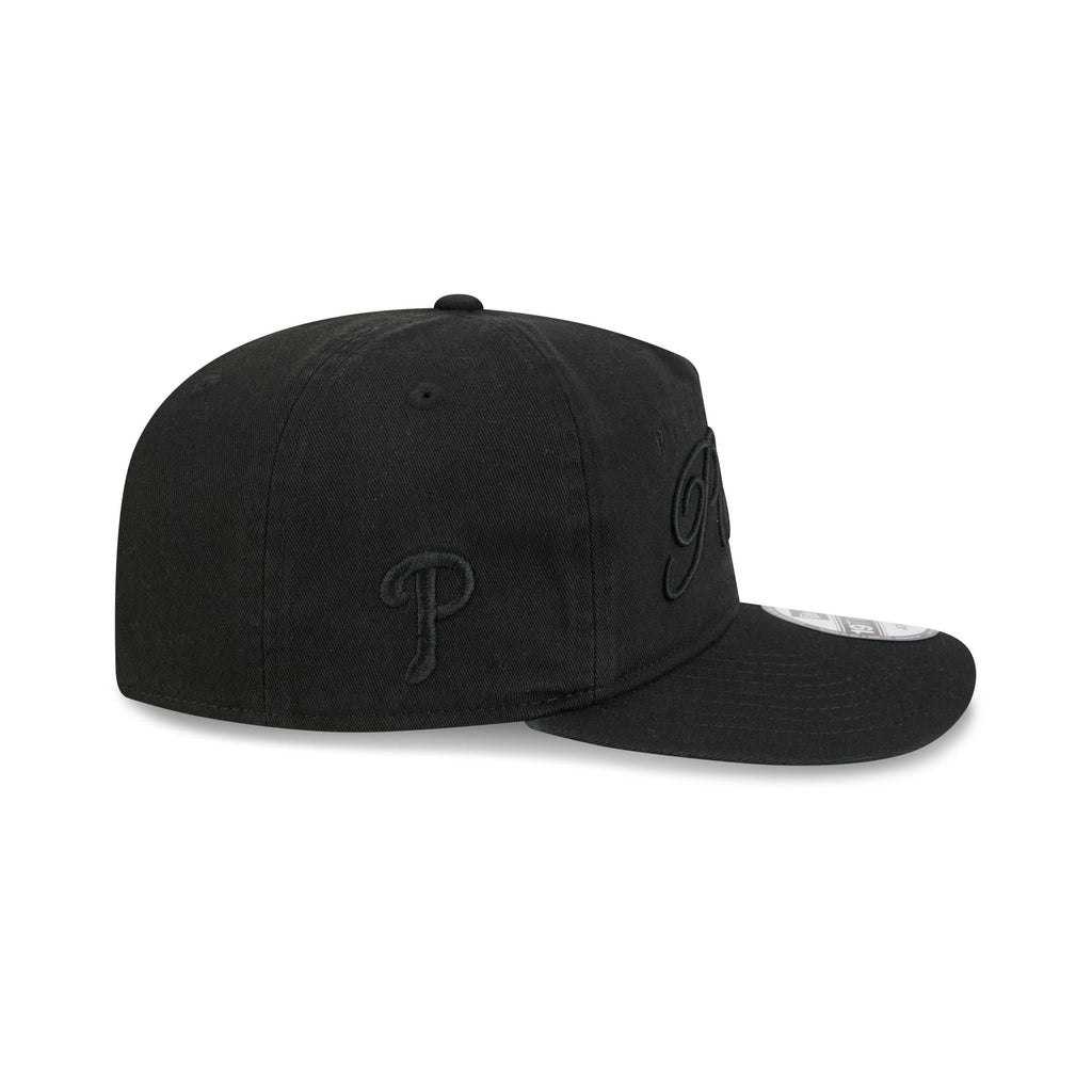 Philadelphia Phillies All Black Scripted 19TWENTY Adjustable Hat
