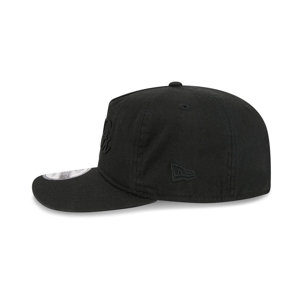 New York Mets All Black Scripted 19TWENTY Adjustable Hat