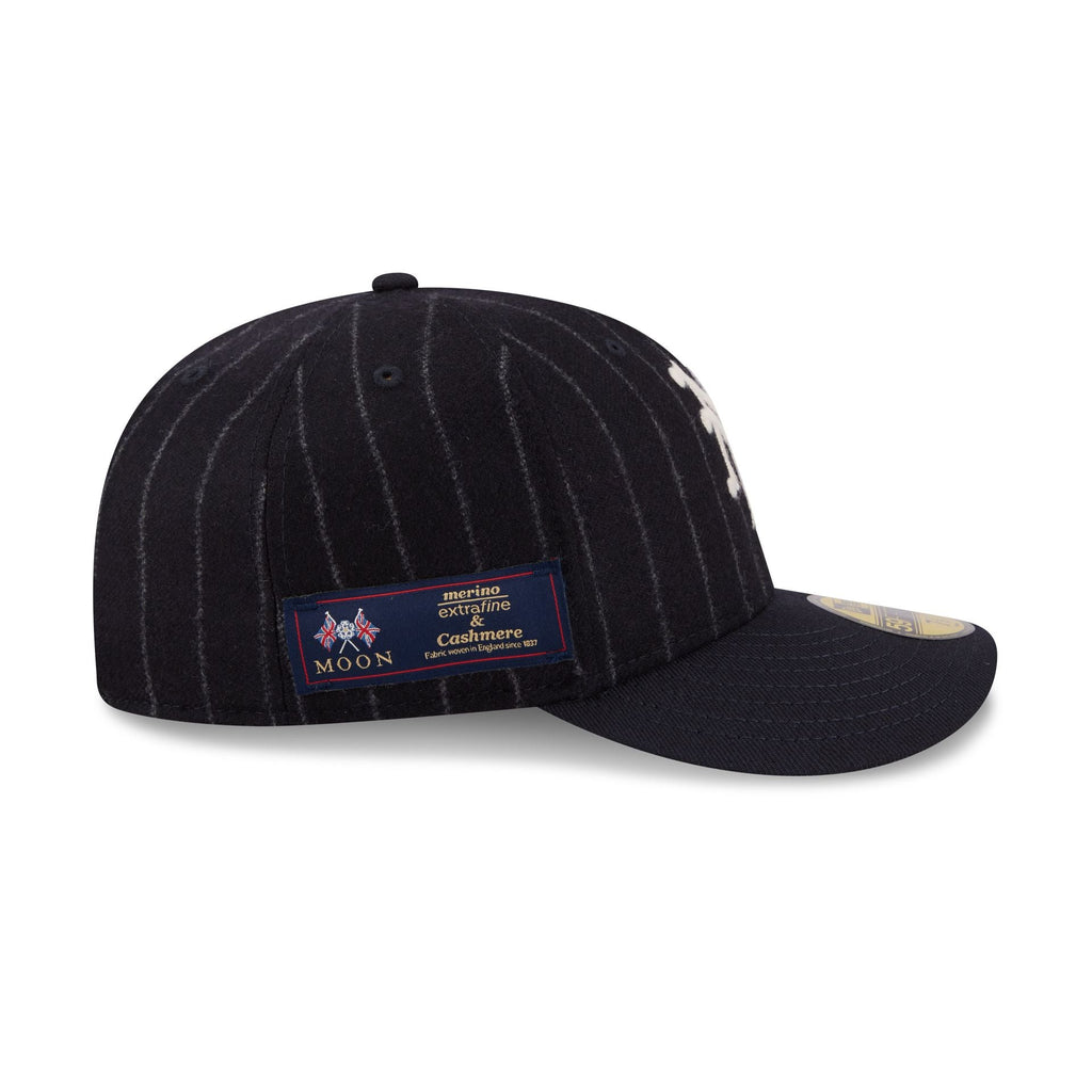 New York Giants Pinstripe Merino & Cashmere Moon 59FIFTY Fitted Hat