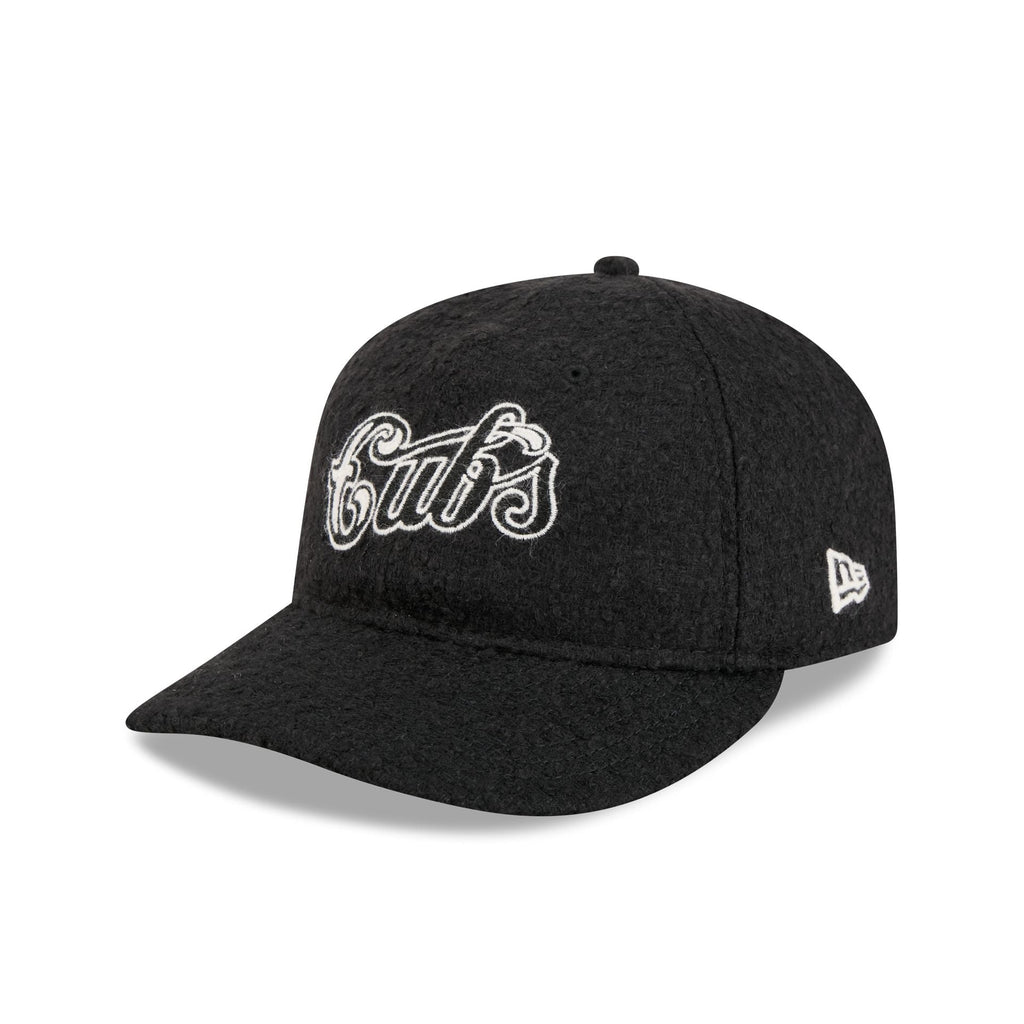 Chicago Cubs Navy Merino & Cashmere Moon Retro Crown 9FIFTY Adjustable Hat