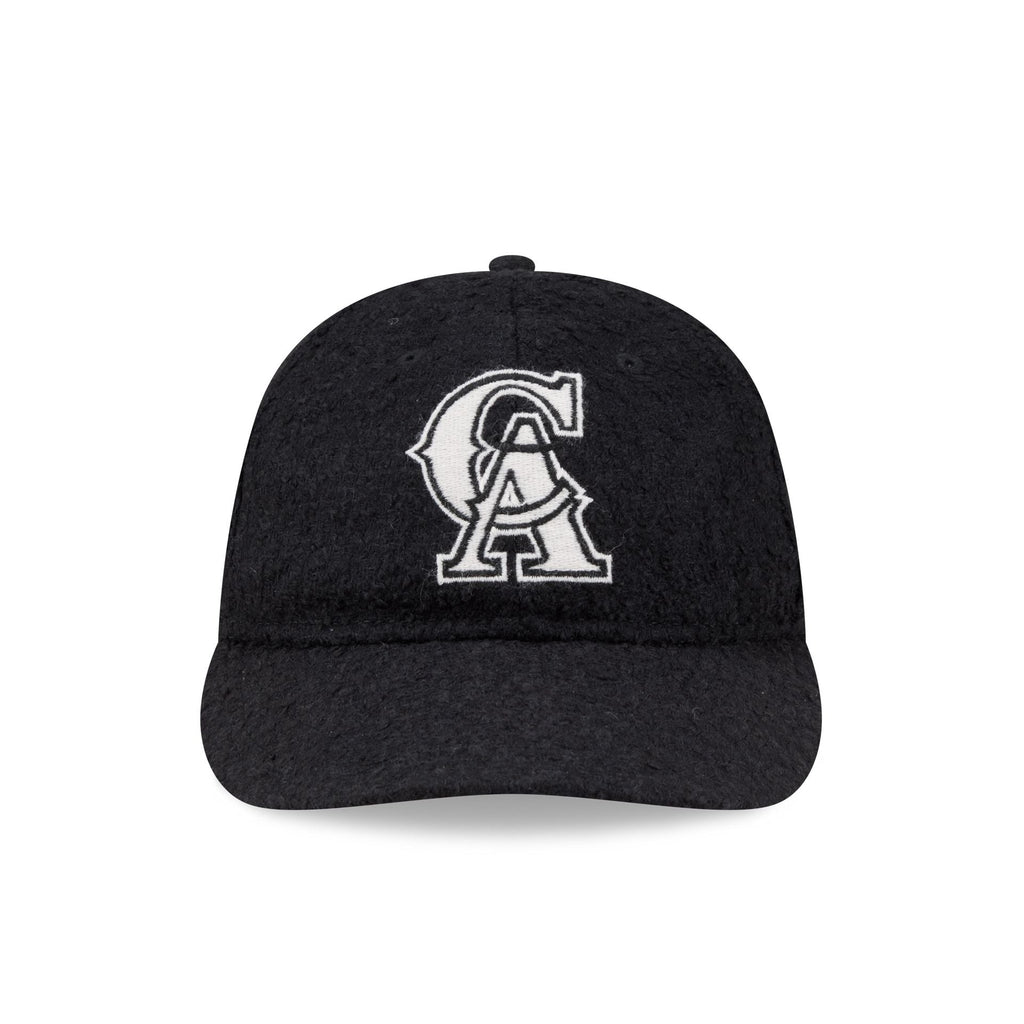 Los Angeles Angels Navy Merino & Cashmere Moon Retro Crown 9FIFTY Adjustable Hat