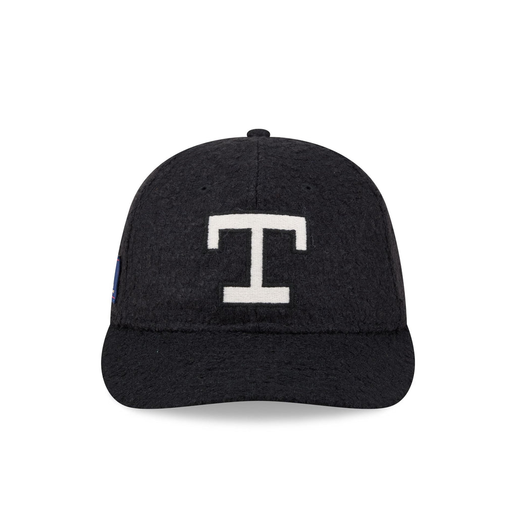 Texas Rangers Navy Merino & Cashmere Moon Retro Crown 9FIFTY Adjustable Hat
