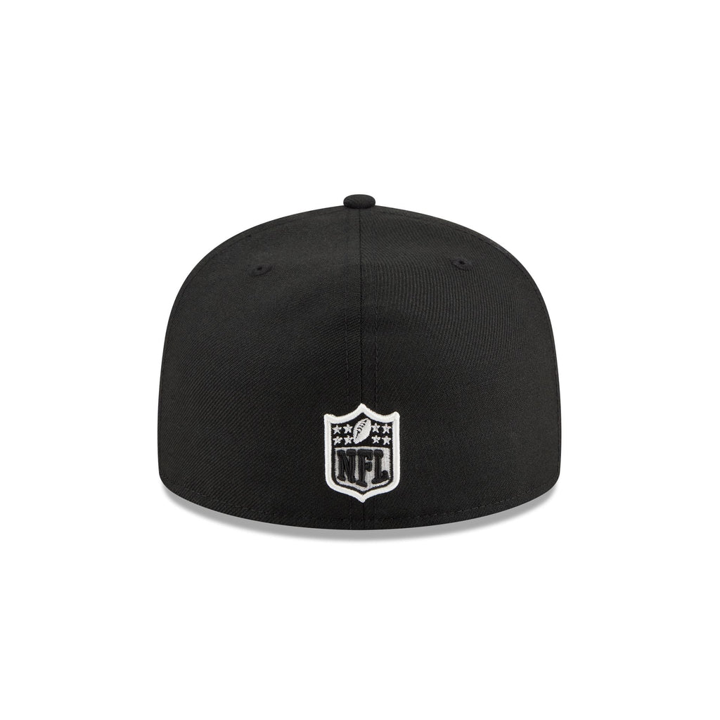 Just Caps Chiseled Logo Buffalo Bills 59FIFTY A-Frame Fitted Hat