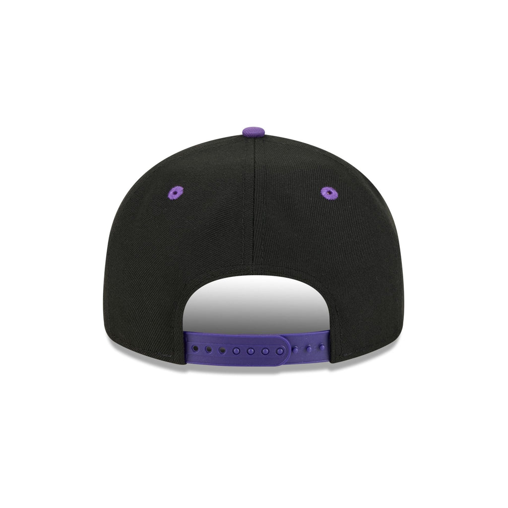 Utah Jazz Chainstitch Script Retro Crown 9FIFTY Snapback Hat