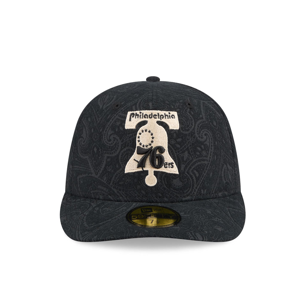 Philadelphia 76ers Three Looms Brushed Cotton 59FIFTY Fitted Hat