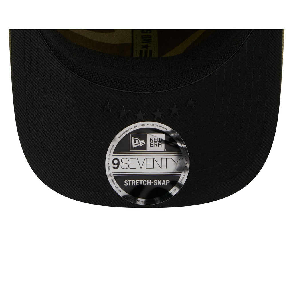 Miami Marlins Armed Forces Day 2026 9SEVENTY Stretch-Snap Hat
