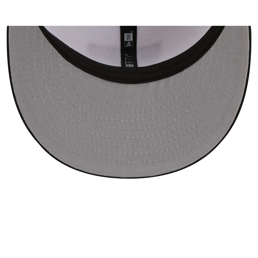 Las Vegas Raiders 2026 Draft Black and White 59FIFTY Fitted Hat