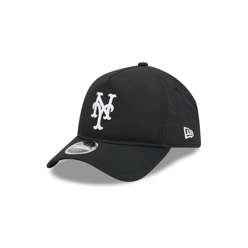 New York Mets Black 9FORTY APEX Snapback Hat