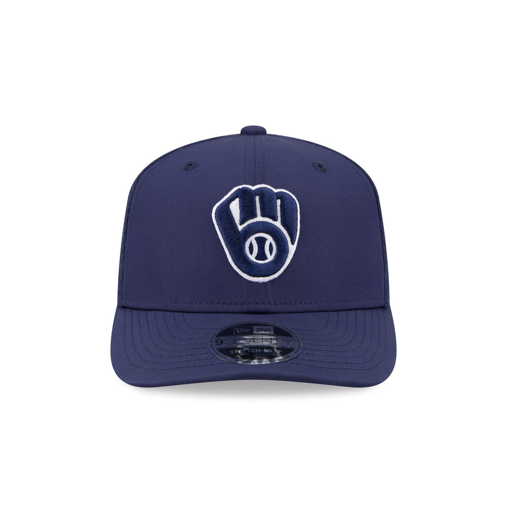 Milwaukee Brewers 2026 Batting Practice Fan Pack 9SEVENTY Stretch-Snap Hat
