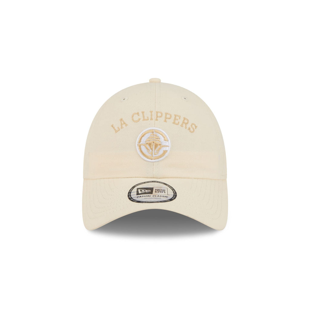 Los Angeles Clippers Team Logo Cream Casual Classic Adjustable Hat