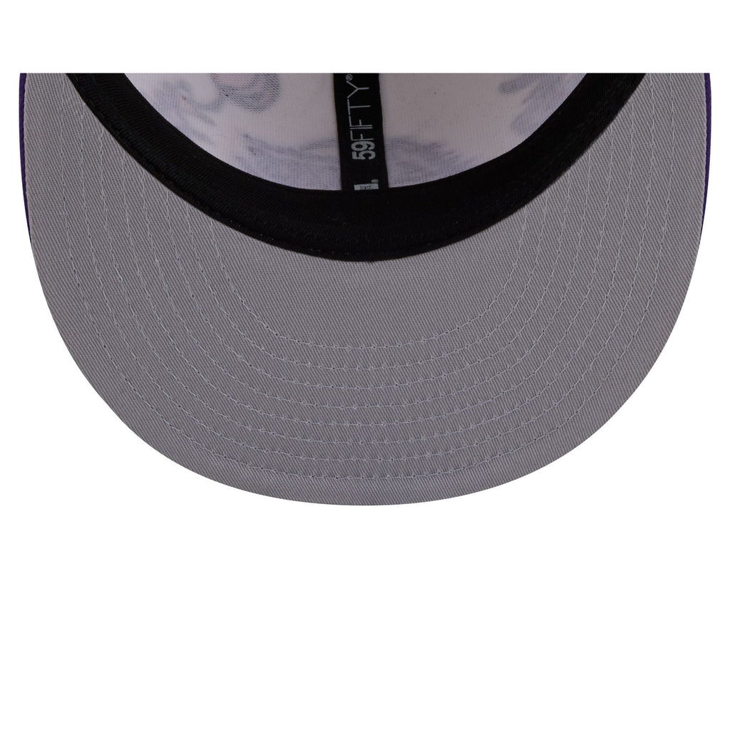 Space Jam x Los Angeles Lakers Tune Squad Chrome White 59FIFTY Fitted Hat