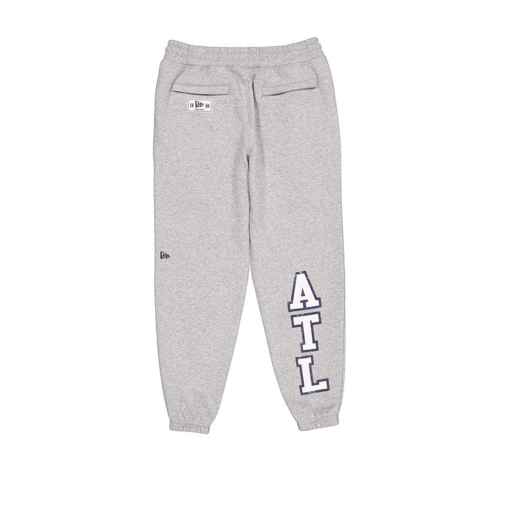 Atlanta Braves Heather Gray Varsity Sweatpants