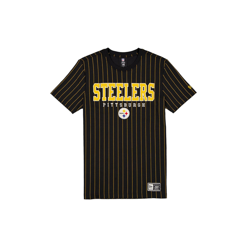 Pittsburgh Steelers Throwback Pinstripe Varsity T-Shirt