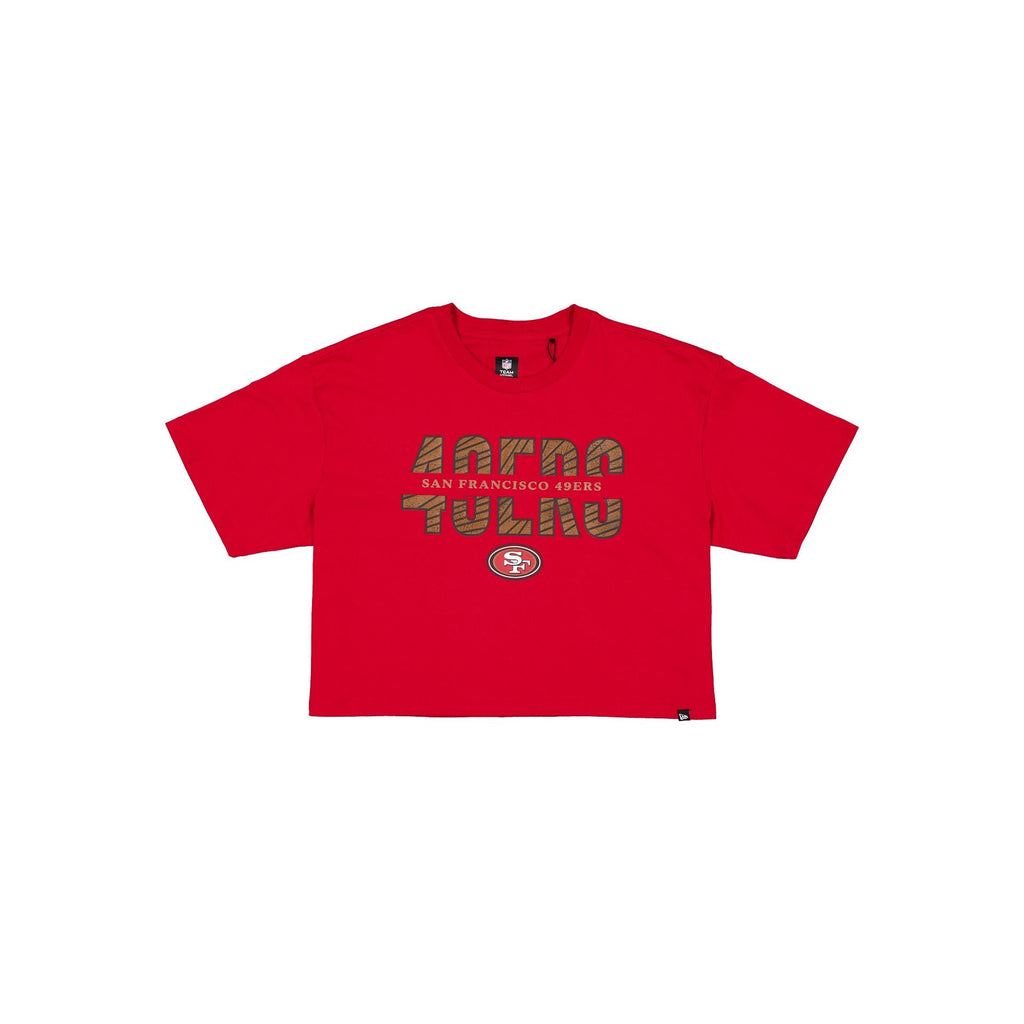 San Francisco 49ers Women's Cropped Split T-Shirt