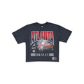 Atlanta Braves Women's Throwback Cropped Graphic T-Shirt