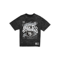 San Francisco 49ers Women's Throwback Oversized Black Washed T-Shirt