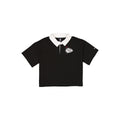 Kansas City Chiefs Women's Cropped Black Polo