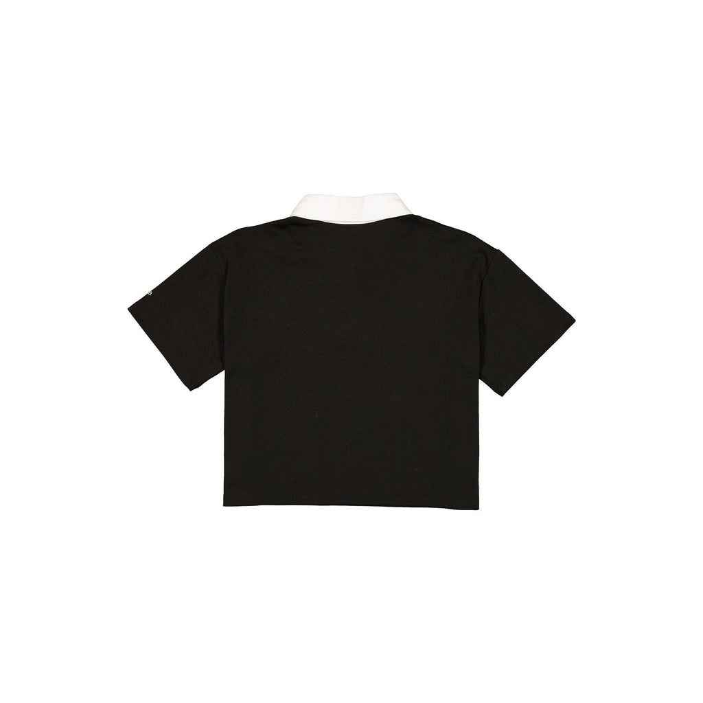 Kansas City Chiefs Women's Cropped Black Polo