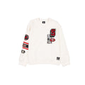 San Francisco 49ers Women's Chrome White Varsity Crewneck