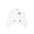 Los Angeles Lakers Women's Chrome White Quarter Zip