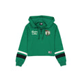 Boston Celtics Women's Throwback Cropped Tie Hoodie