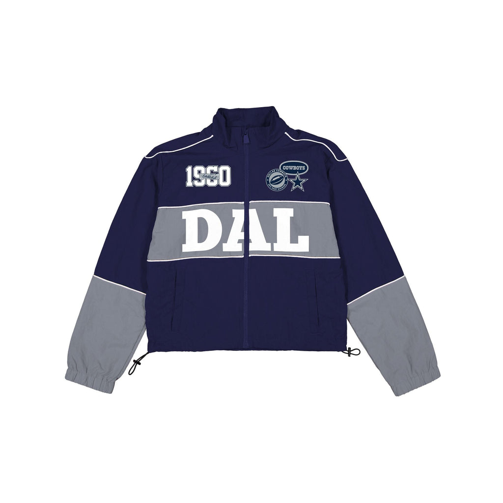 Dallas Cowboys Women's Cropped Windbreaker