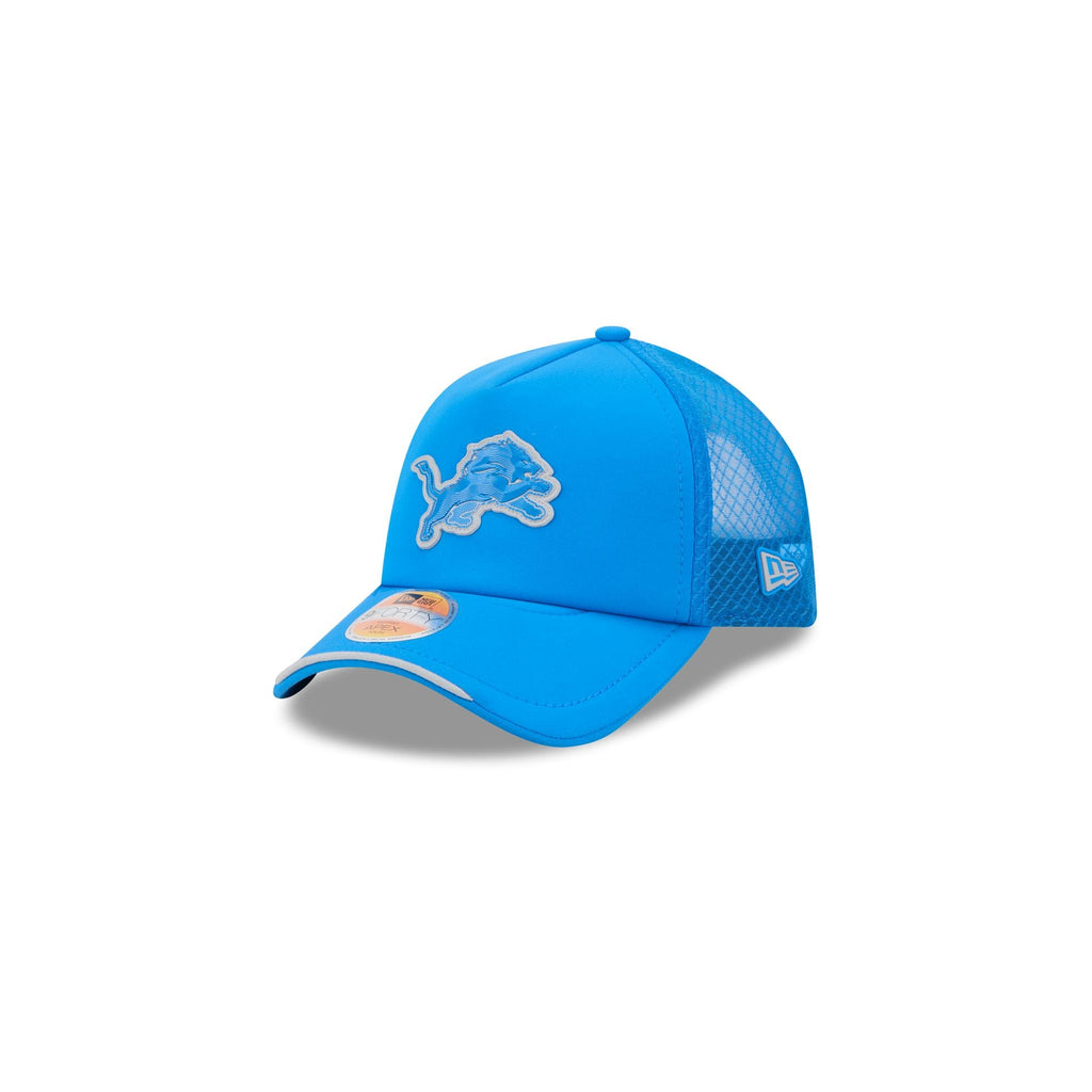 Detroit Lions 2026 Sideline Kids 9FORTY APEX Trucker Hat