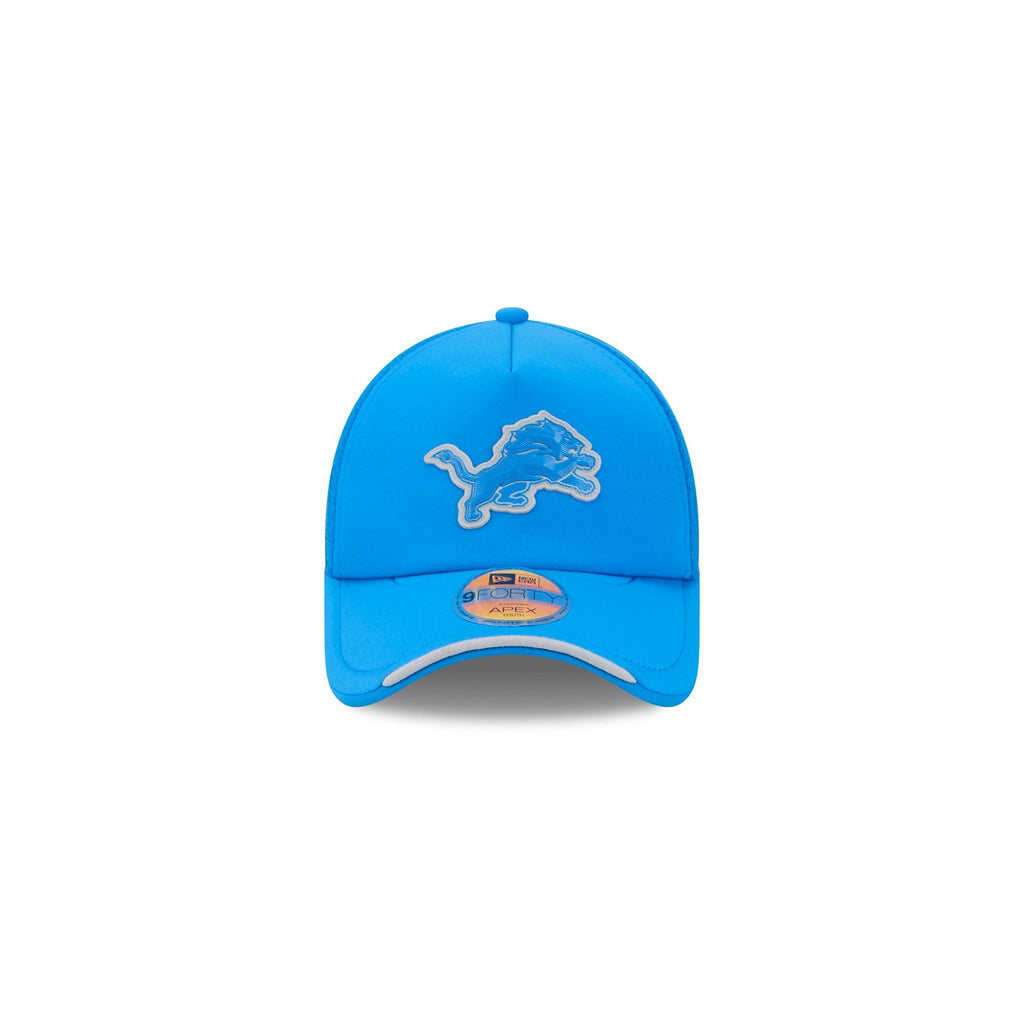 Detroit Lions 2026 Sideline Kids 9FORTY APEX Trucker Hat