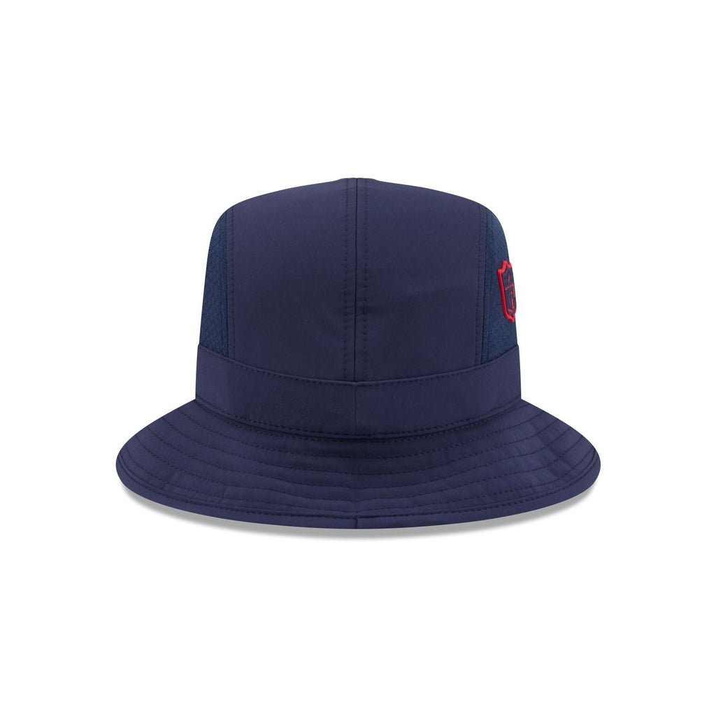 New England Patriots 2026 Sideline Stretch Bucket Hat