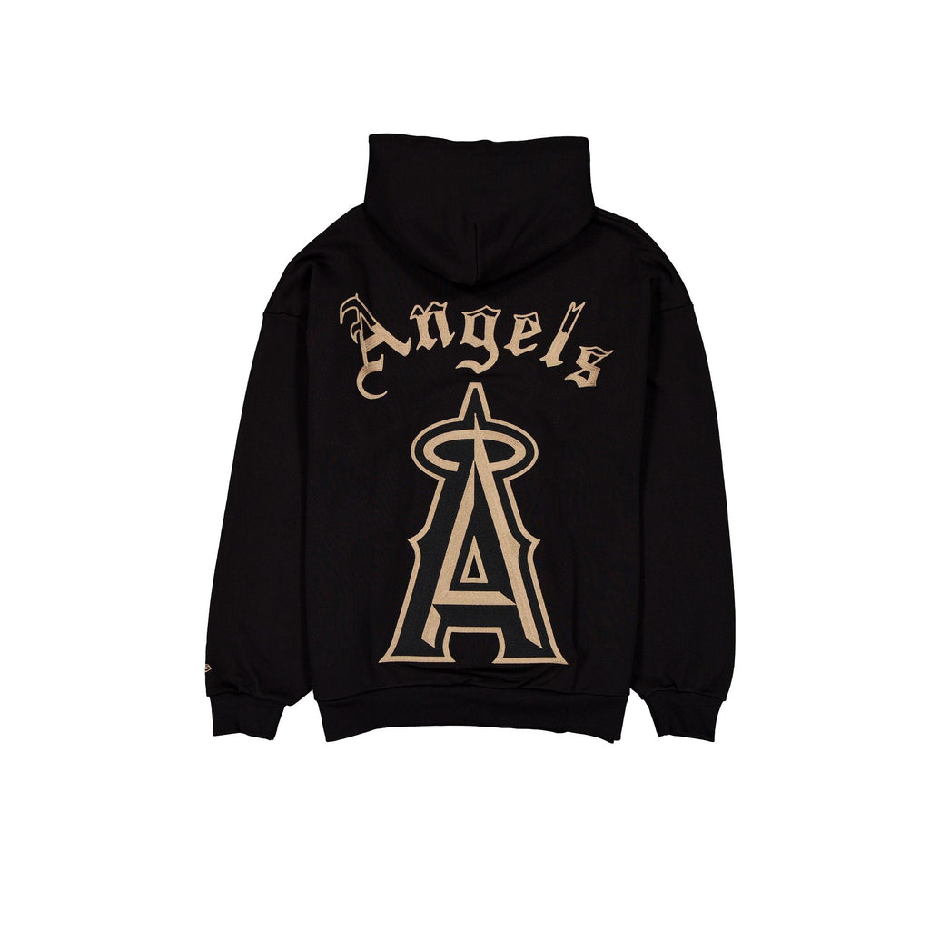Los Angeles Angels Gothic Lettering Black Hoodie