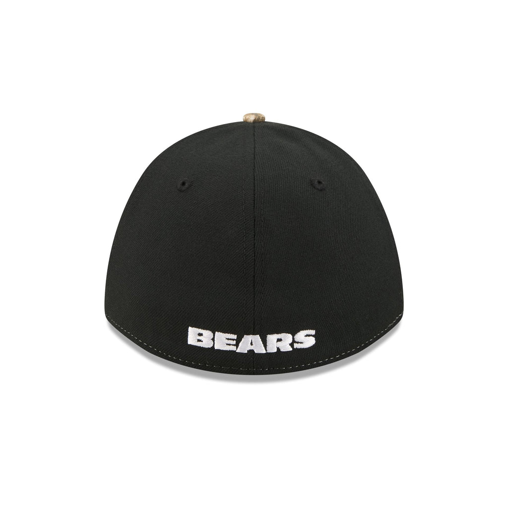 Chicago Bears Poly Realtree 39THIRTY M-Crown A-Frame Stretch Fit Hat