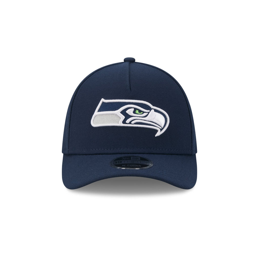 Seattle Seahawks Poly 39THIRTY M-Crown A-Frame Stretch Fit Hat