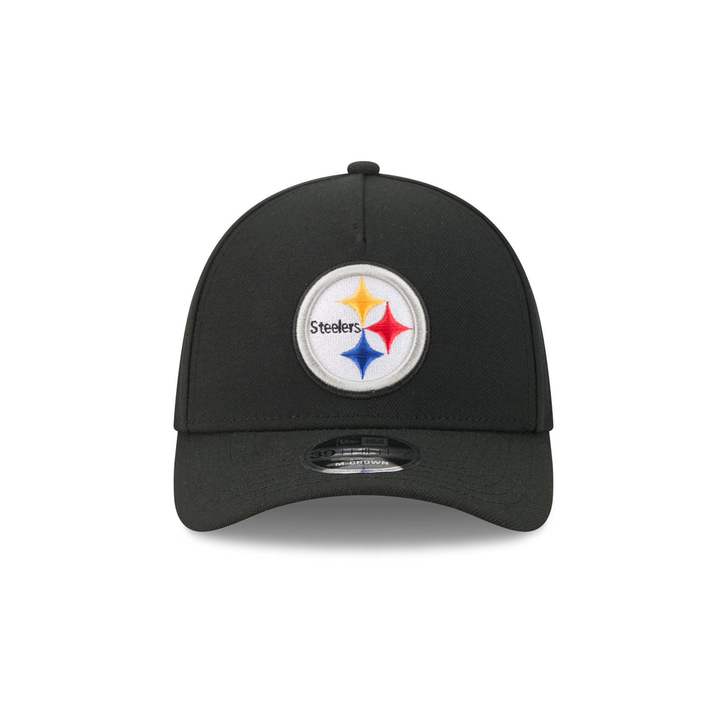 Pittsburgh Steelers Poly 39THIRTY M-Crown A-Frame Stretch Fit Hat