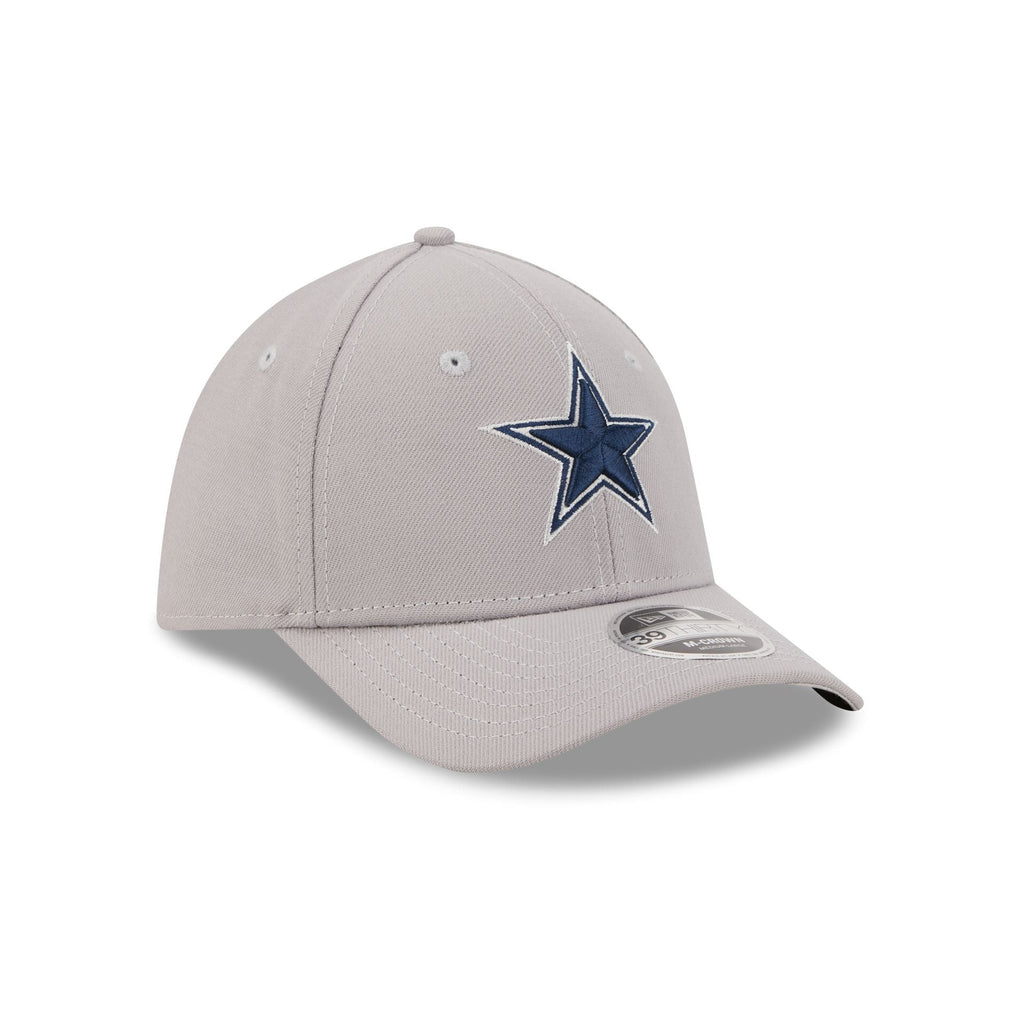 Dallas Cowboys Poly Gray 39THIRTY M-Crown Stretch Fit Hat