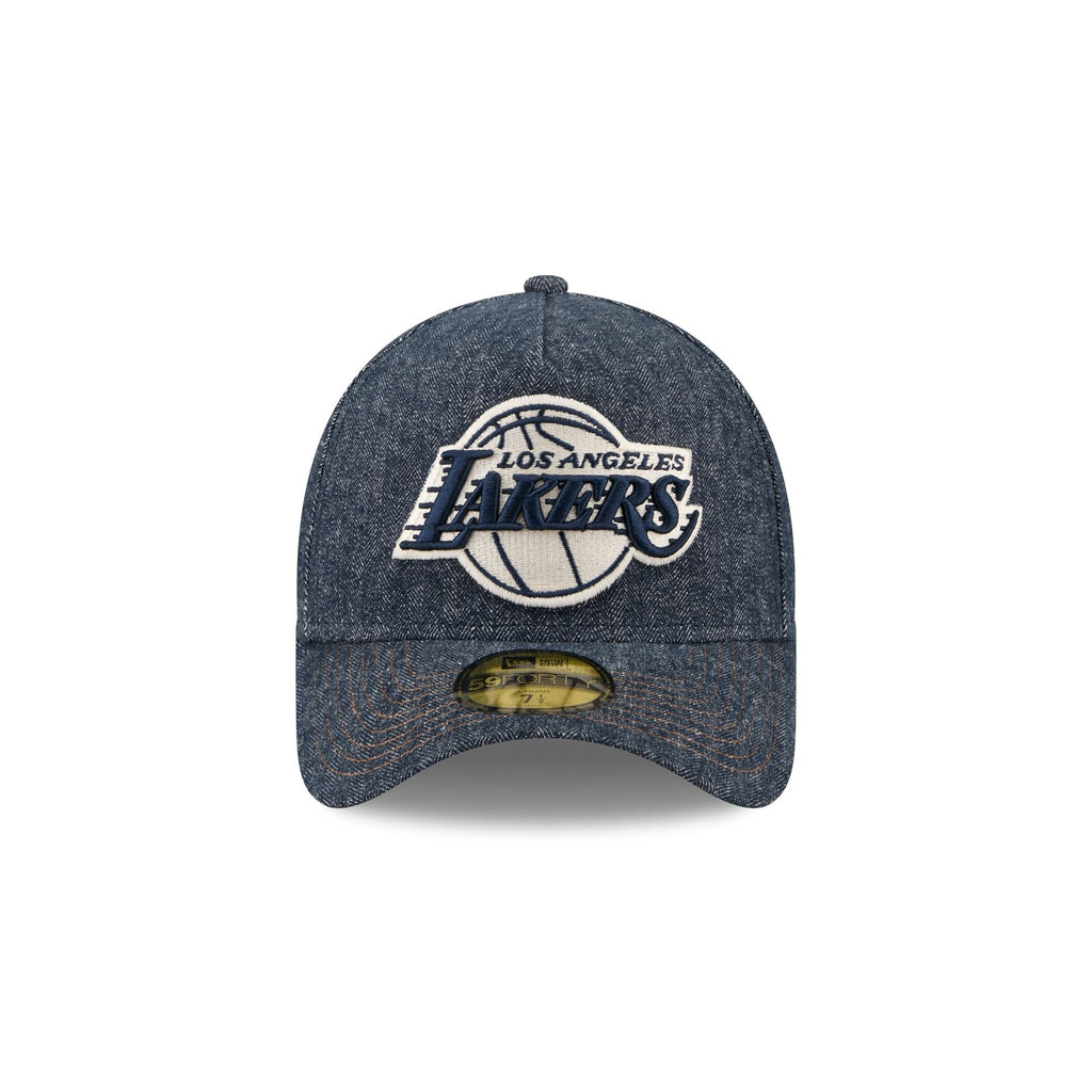 Los Angeles Lakers Denim 59FORTY A-Frame Fitted Hat