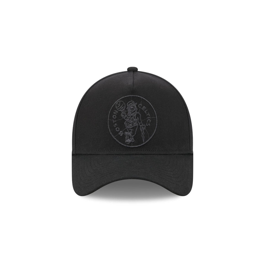 Boston Celtics Waxed Canvas Black 59FORTY A-Frame Fitted Hat