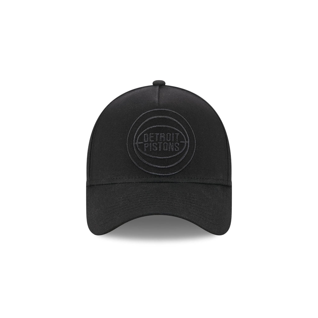 Detroit Pistons Waxed Canvas Black 59FORTY A-Frame Fitted Hat