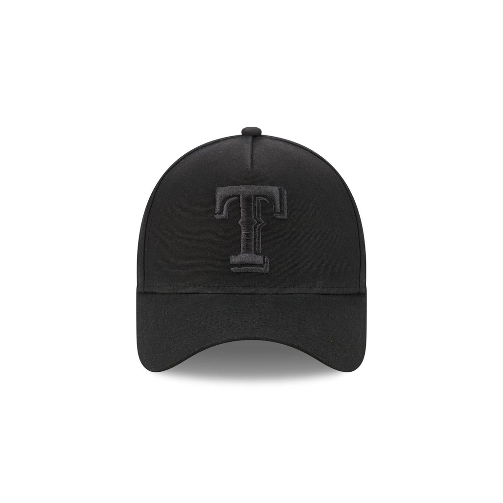 Texas Rangers Waxed Canvas Black 59FORTY A-Frame Fitted Hat