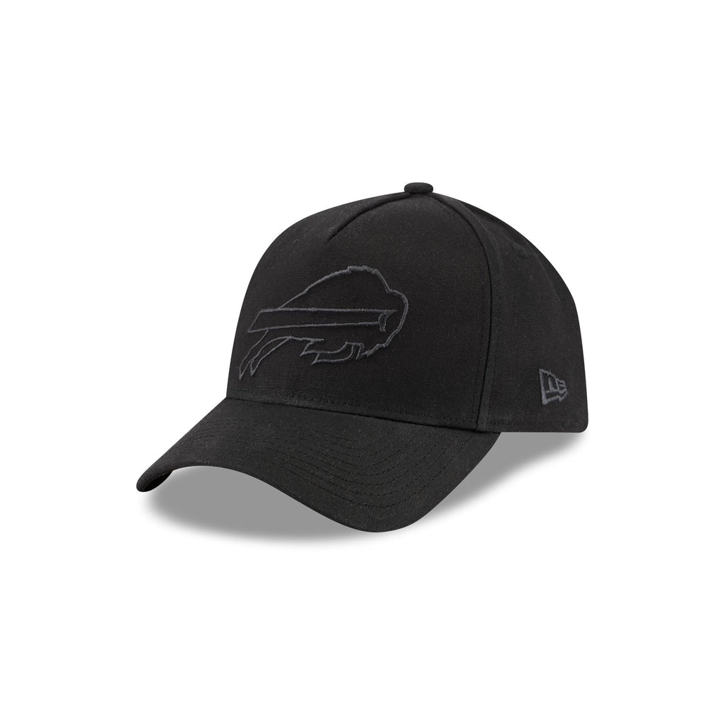 Buffalo Bills Waxed Canvas Black 59FORTY A-Frame Fitted Hat